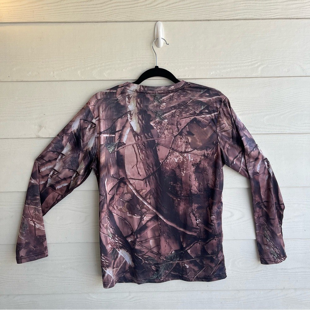 Camouflage Quick Drying Long-Sleve T-Shirt. Size: Large gallery