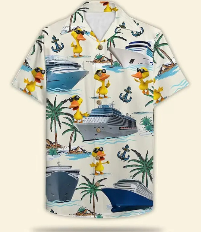 Ducks Hawaiian Shirt 3D, Cruise Trips Summer Shirt Gift Funny