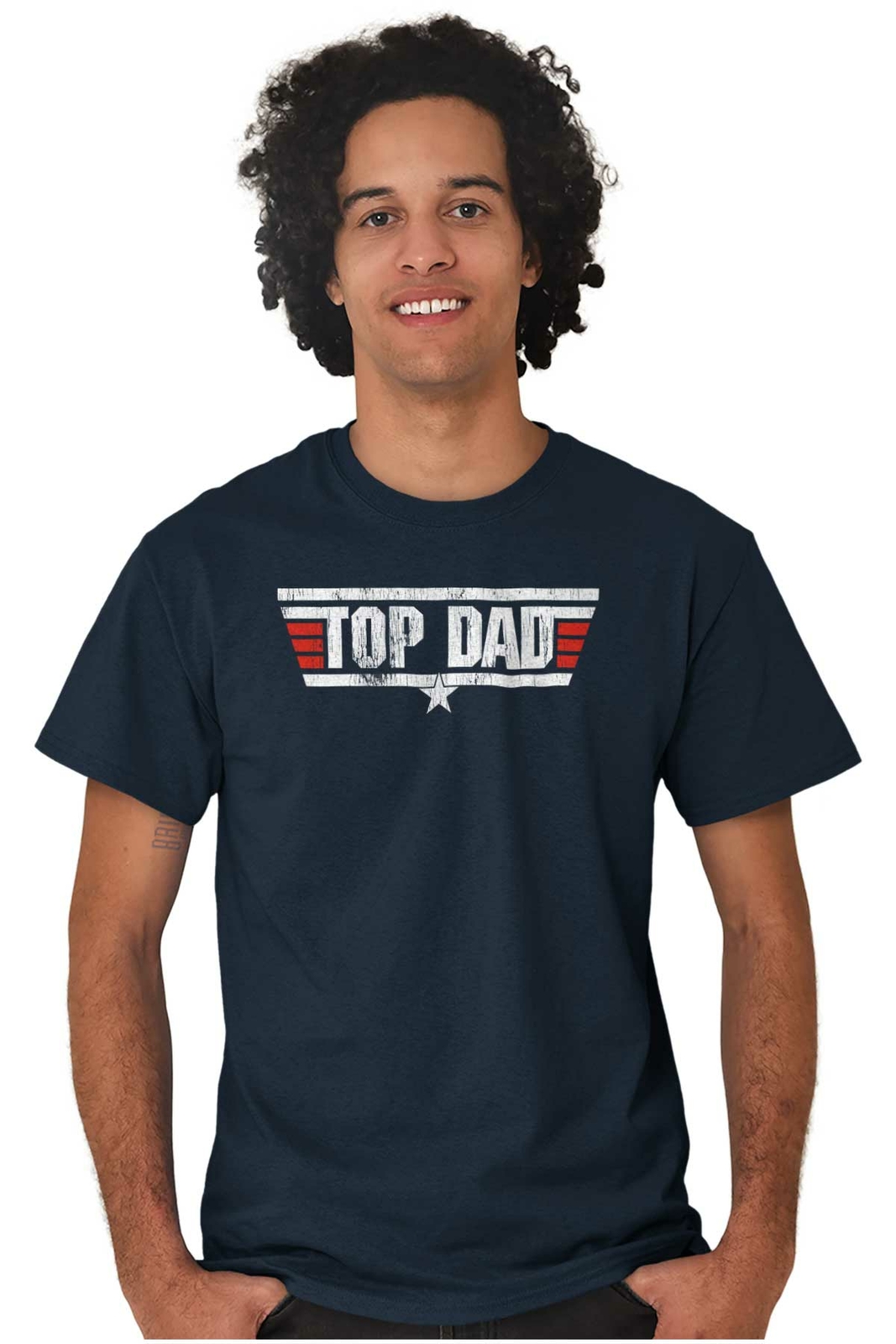 Top Dad Father's Day Best Ever Birthday Gift Mens Casual Crewneck T Shirts Tees gallery