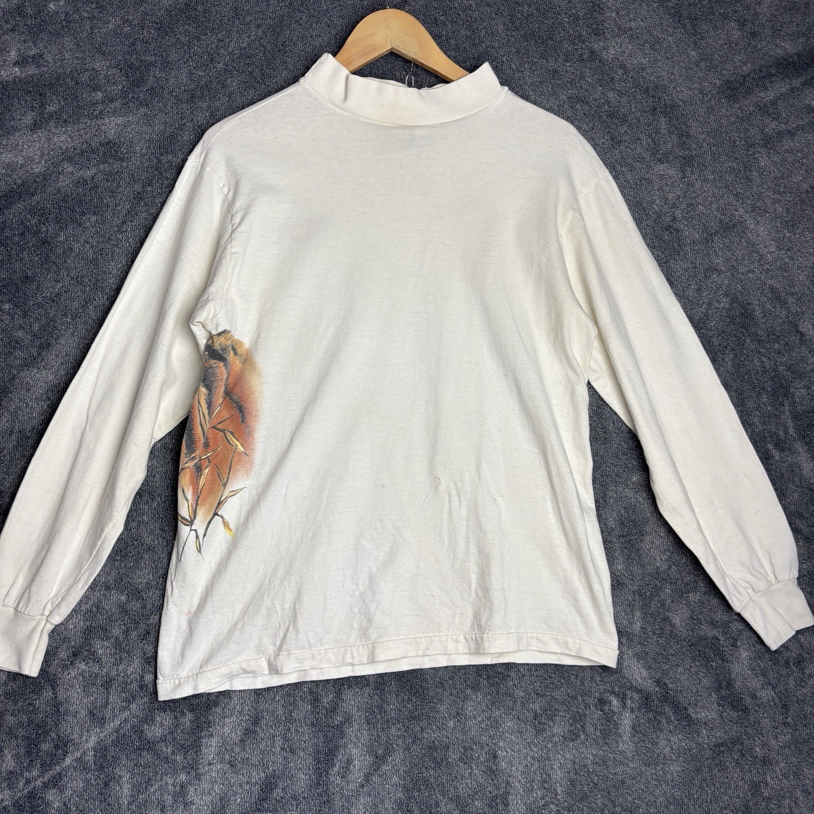 Vintage Siberian Tiger Mens Shirt Single Stitch Graphic Nature Art Hiker 90s gallery