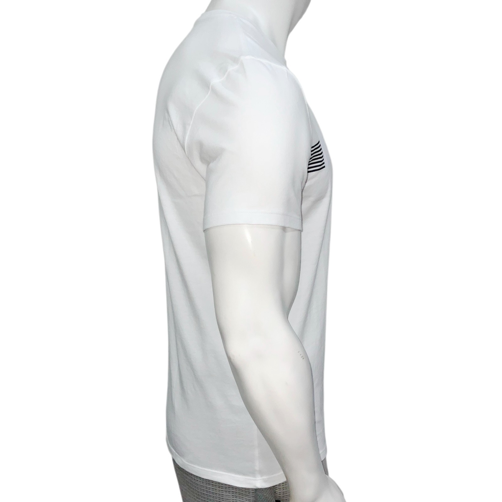 TOMMY HILFIGER MSRP$39.50 MEN'S WHITE CREW NECK SHORT SLEEVE T-SHIRT SIZE M gallery
