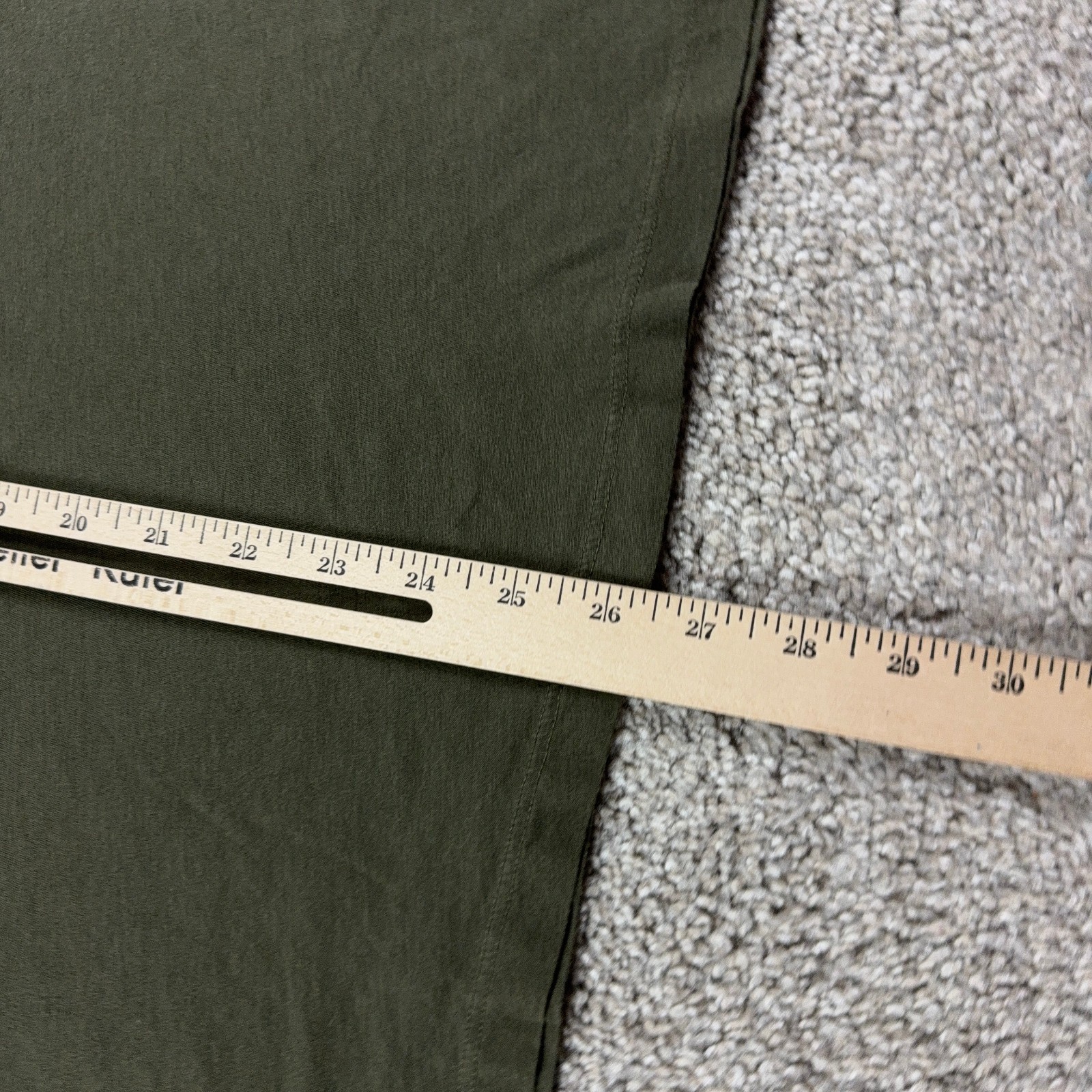 Paka Shirt Mens Medium Green Baby Alpaca Wool Blend Crew Neck Short Sleeve gallery