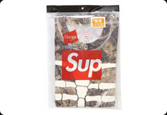 Supreme Hanes Bones Thermal Crew (1 Pack) Size M Woodland Camo