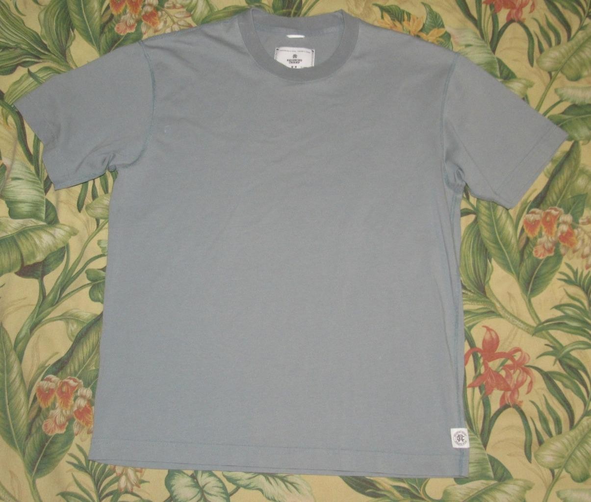 REIGNING CHAMP Blue Mid Weight T Shirt Medium gallery