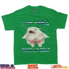 I Am Pibble Wash My Belly Pibble Meme Funny Dog Brainrot T-Shirt
