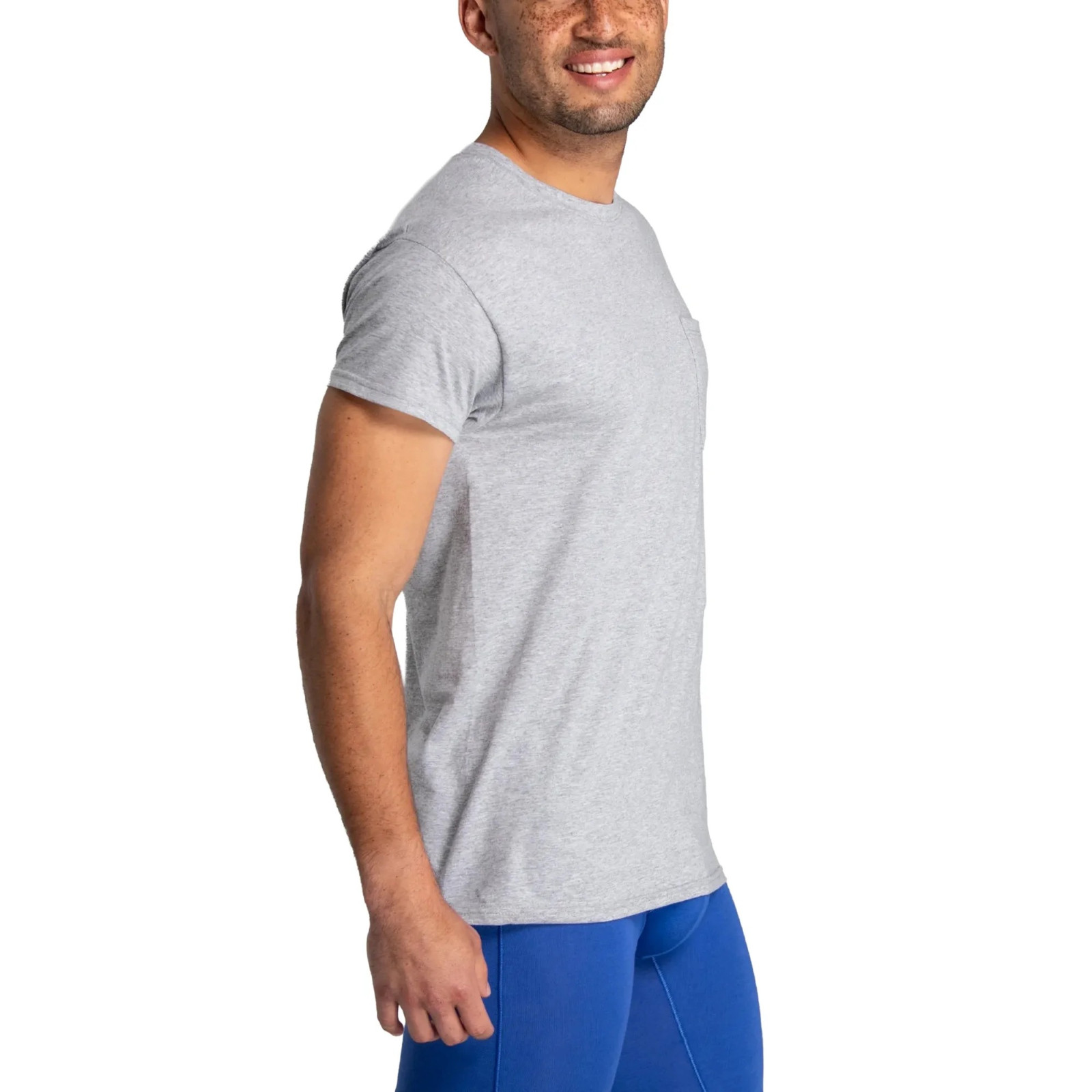 Fruit of the Loom 6-Pack Pocket Tee Men's T-Shirt Soft and Breathable Assorted gallery