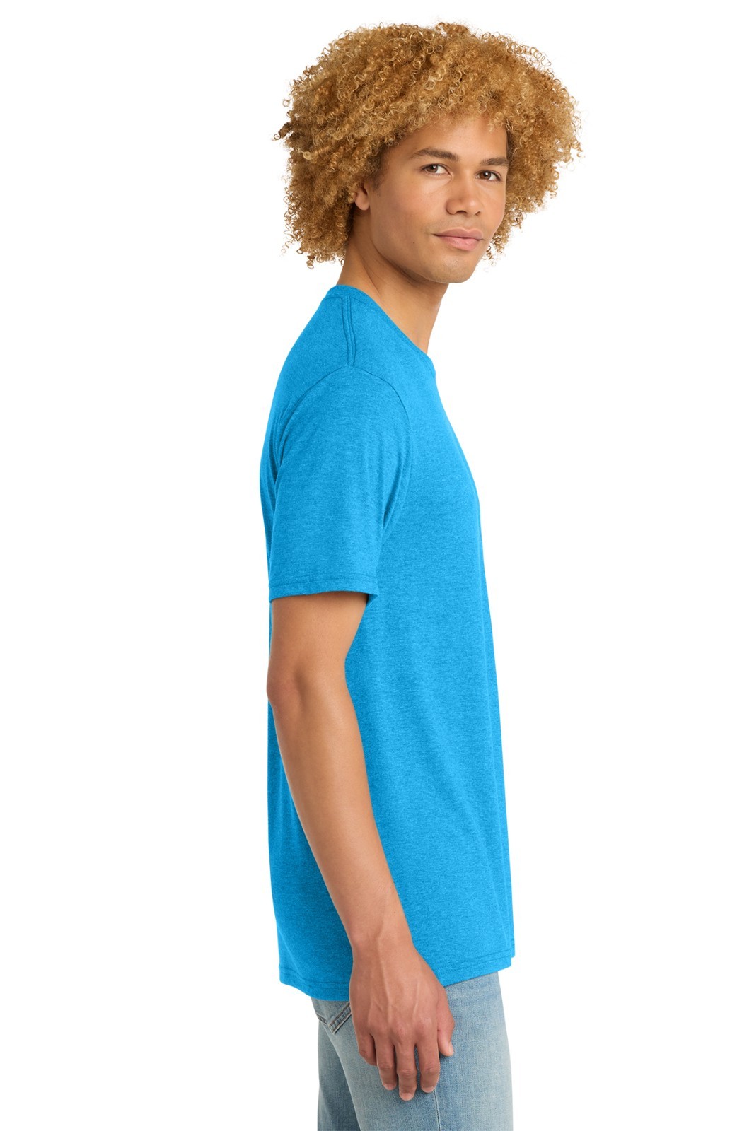 District DM130 Perfect Tri Tee Turquoise Frost XL gallery