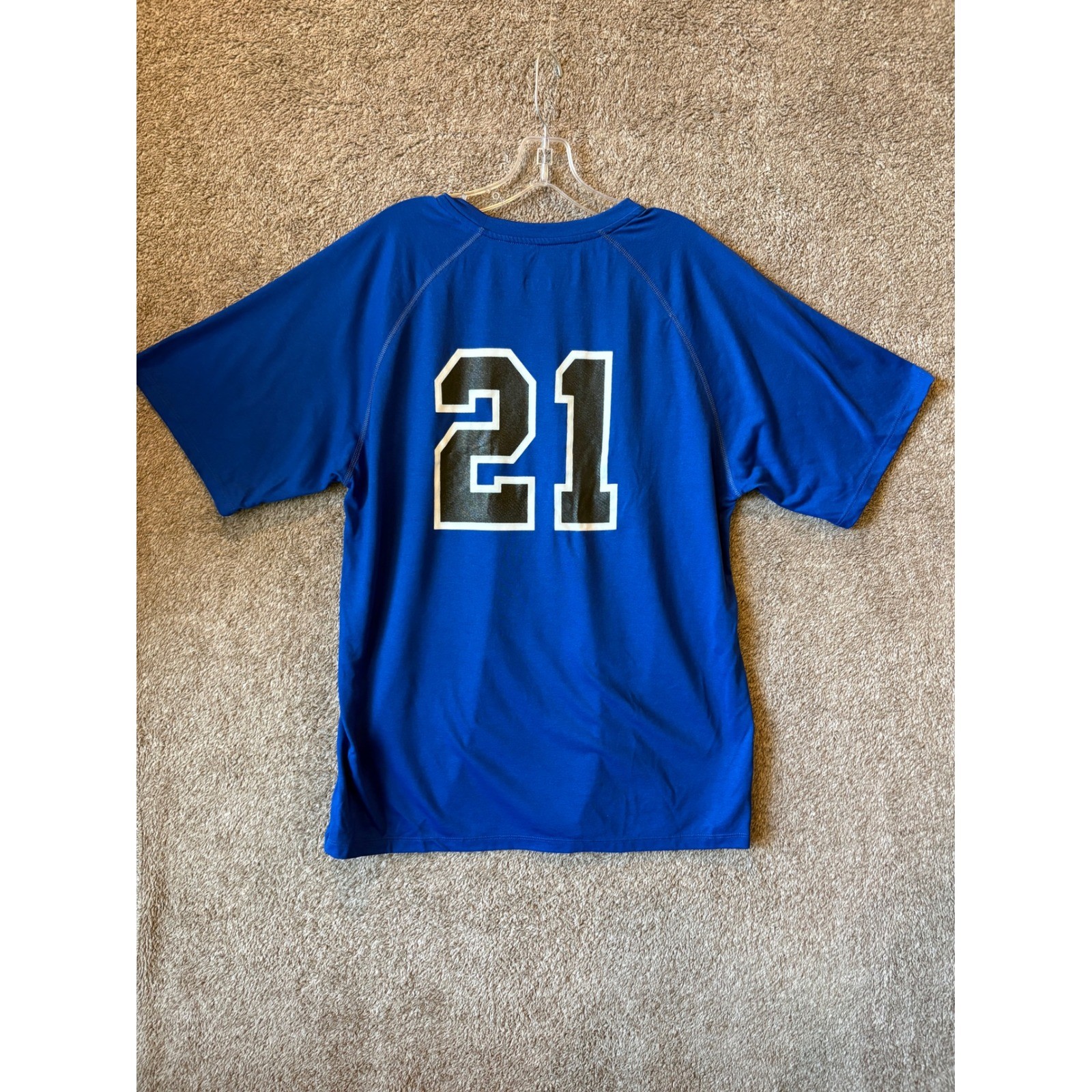 Adidas Los Angeles Dodgers Climalite Shirt Mens Blue Baseball MLB Tee gallery