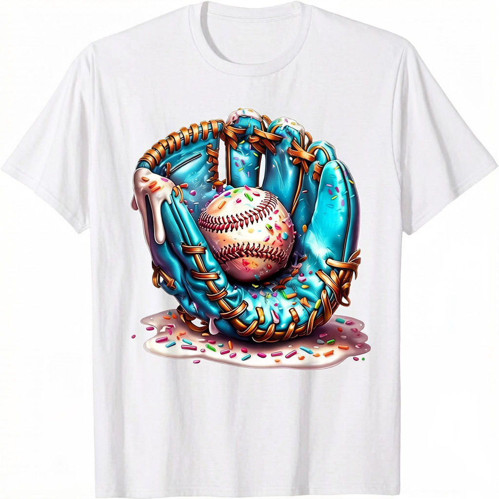 Baseball Lifestyle 101 Apparel Drip Ice Cream Adult T-Shirt,Unisex Tee gallery