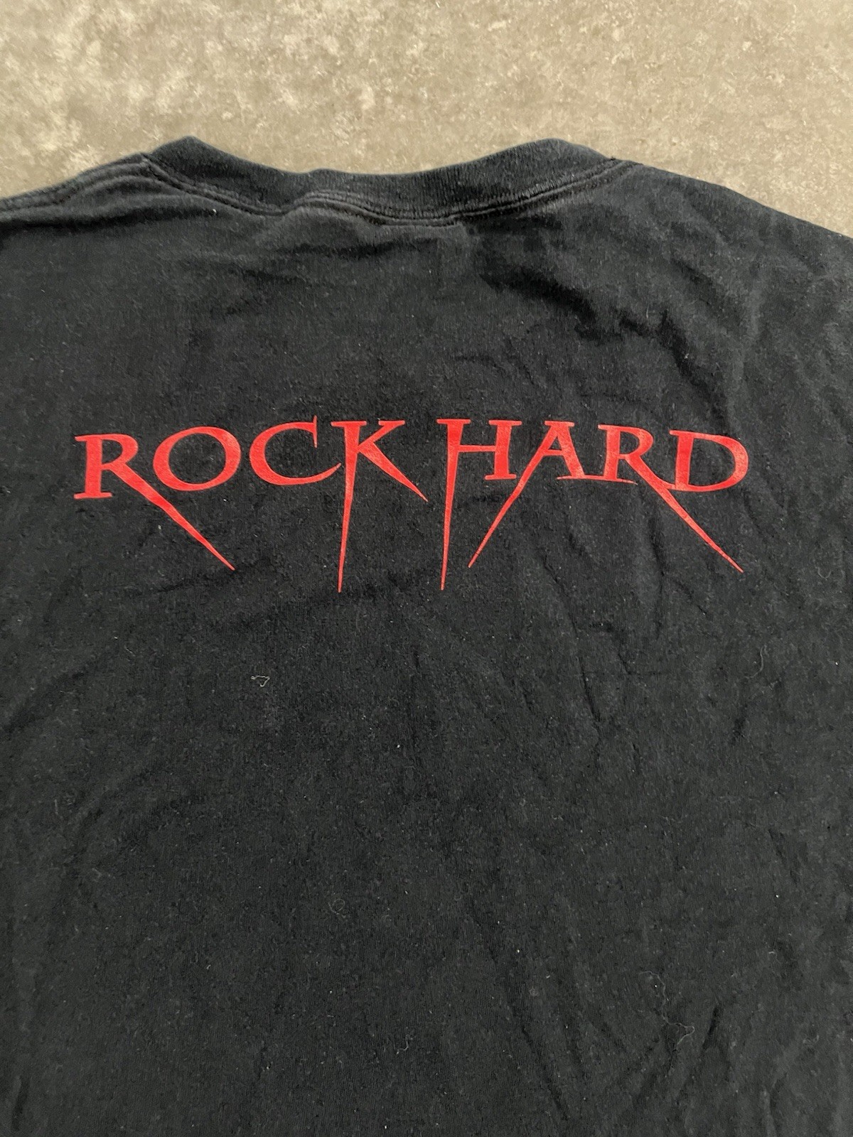 Vintage Stiletto Rock Hard Graphic T Shirt Black Y2K Rock Tee gallery