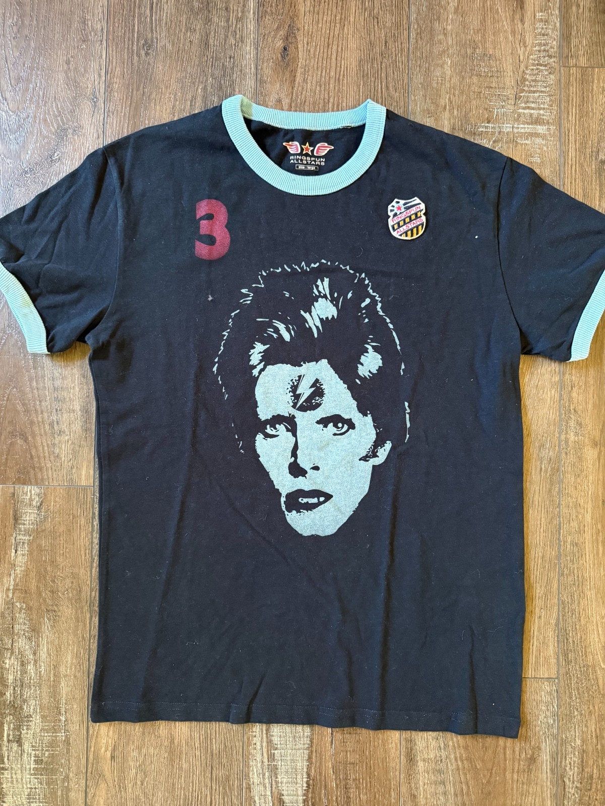 Superdry x Ringspun Allstars David Bowie T-Shirt Size Medium (see measurements)