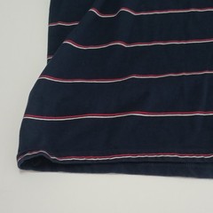 Goodfellow & Co Men’s Blue/Red/White Striped Short Sleeve Crew Neck Tee 2XL