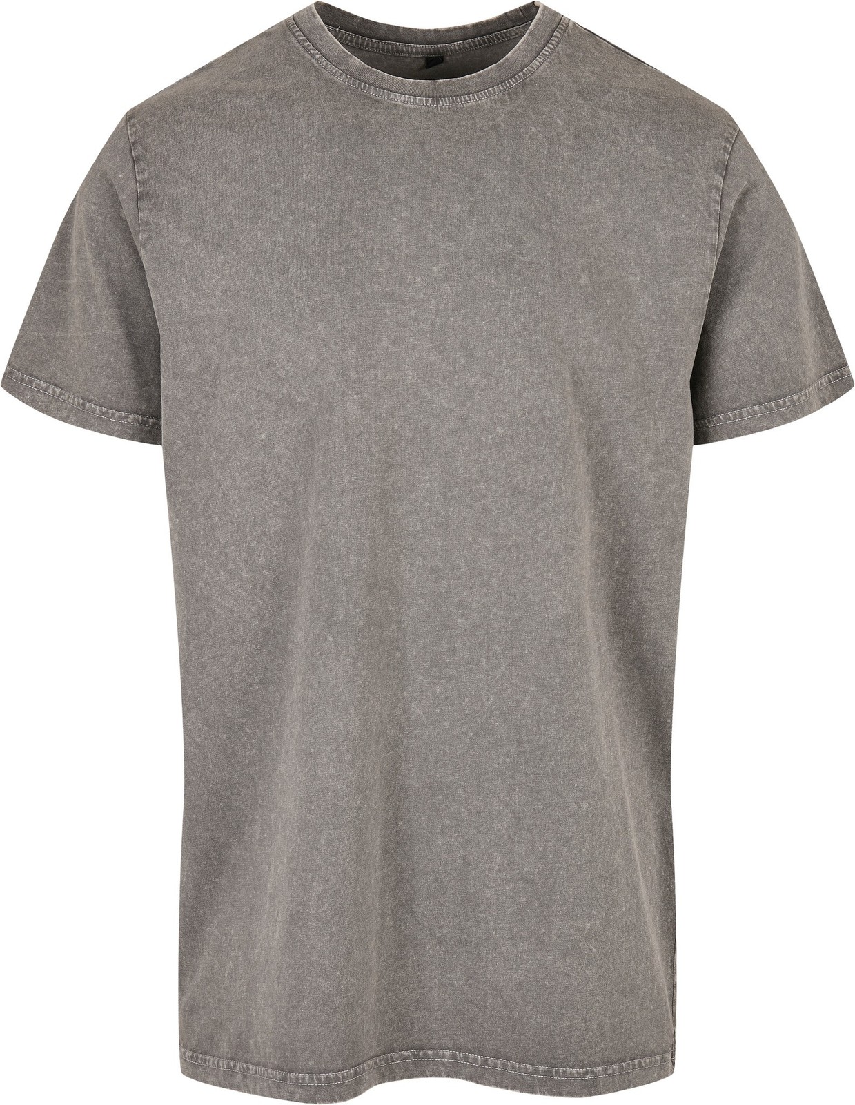 Acid Washed Round Neck Tee| Men's Urban style Crew Neck Relaxed Fit T-shirt gallery