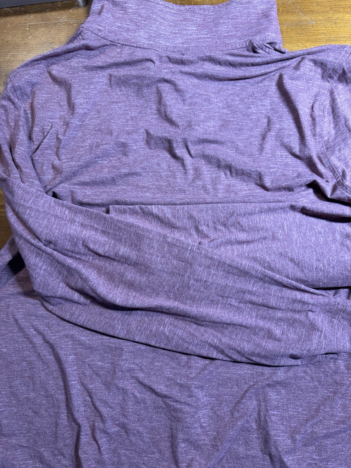 J Crew 1/4 Zip Pullover Men's Extra Large Purple Performance Stretch Mock Neck gallery
