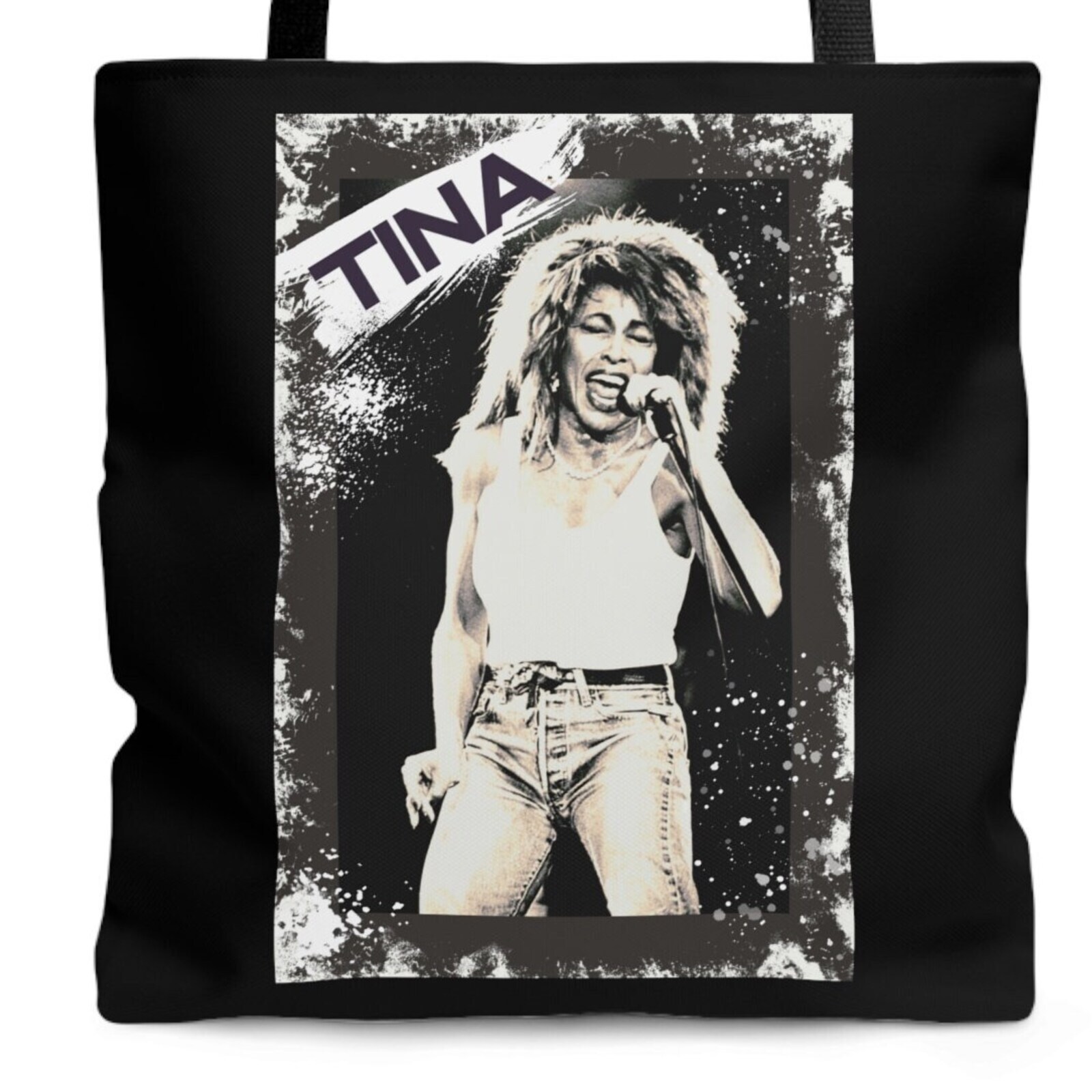 TINA TURNER Tote Bag Shopping Bag Vintage Aesthetic Style 80s gallery