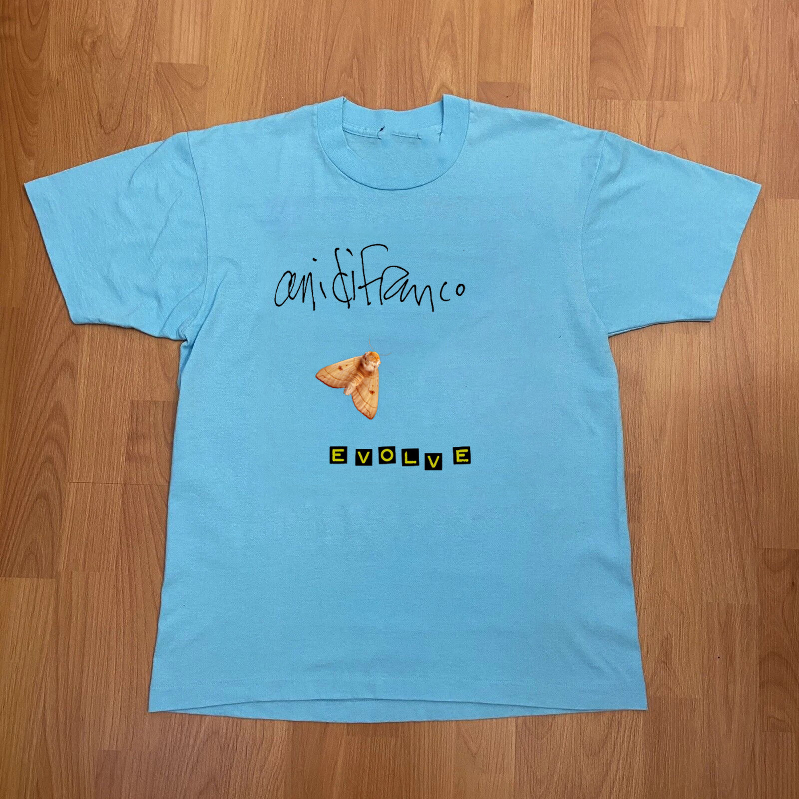 Evolve - Ani DiFranco Light Blue Cotton Shirt Full size S-5XL T613 gallery