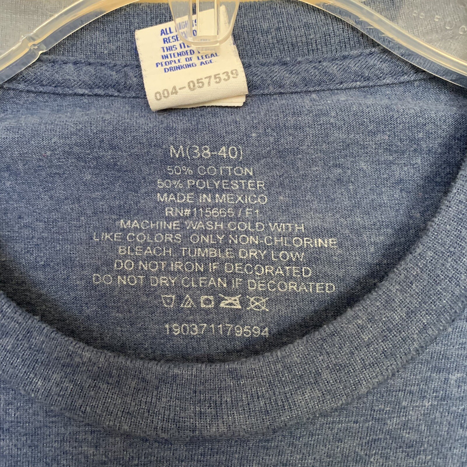 Corona Shirt Mens Medium Blue Casual Crew Neck Beach Fishing Outdoor Camp Tee gallery
