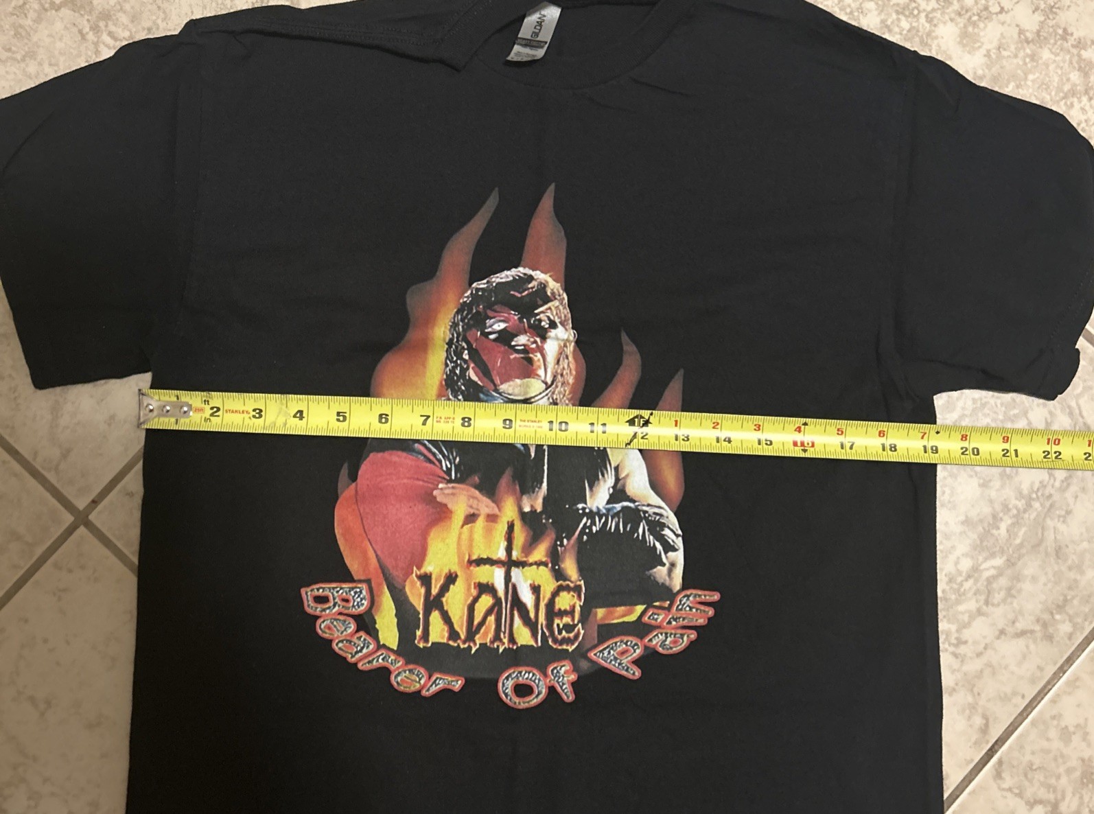 WWF WWE Kane Bearer of Pain Shirt Tee Medium 90s 1998 gallery