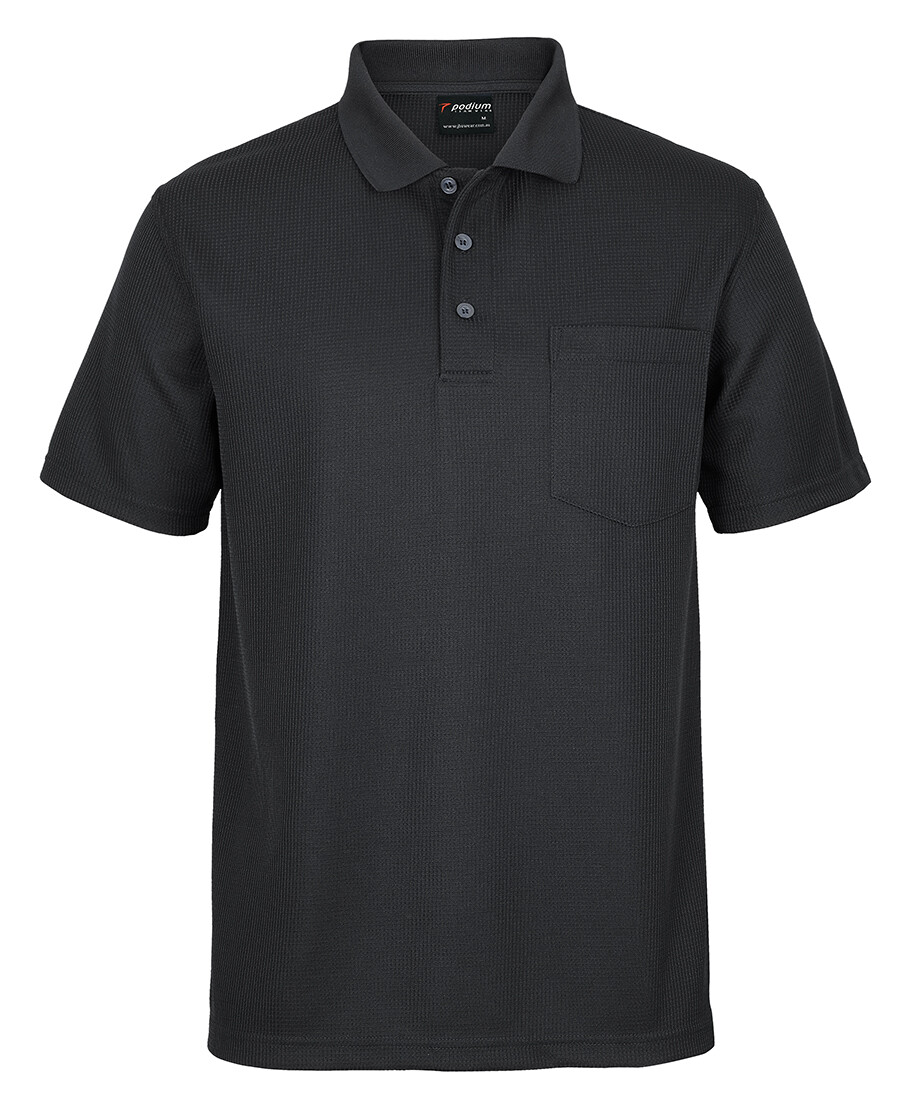 Jb's wear Podium Textured Waffle Pocket Polo With Cool Moisture Wicking Fabric gallery