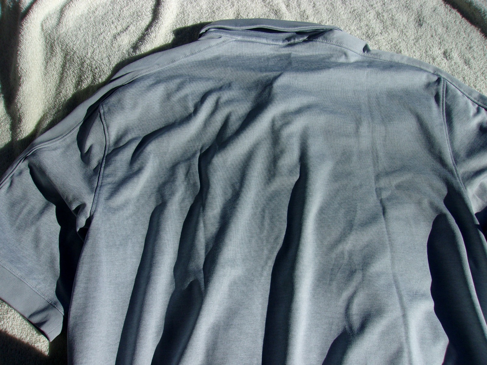 NWT Under Armour Loose Fit Trophy polo, men's LT, XL, heather gray, poly. gallery