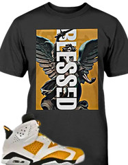 SNEAKER EFFECT Shirt To Match Jordan 6 Retro Yellow Ochre sneakers