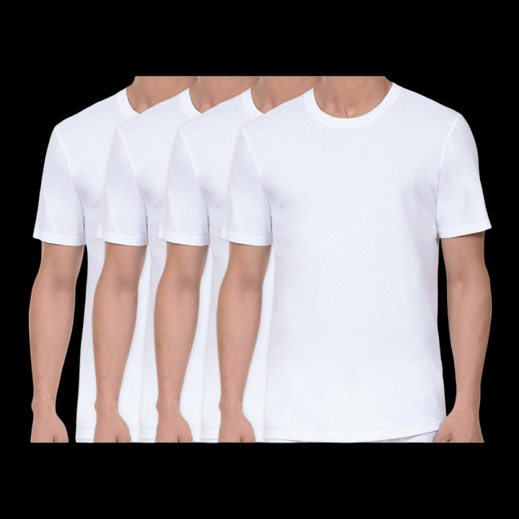 (10-Pack) Solid White T-Shirt Tultex 202 Blank 100% Ring Spun Cotton Tee Size XL gallery