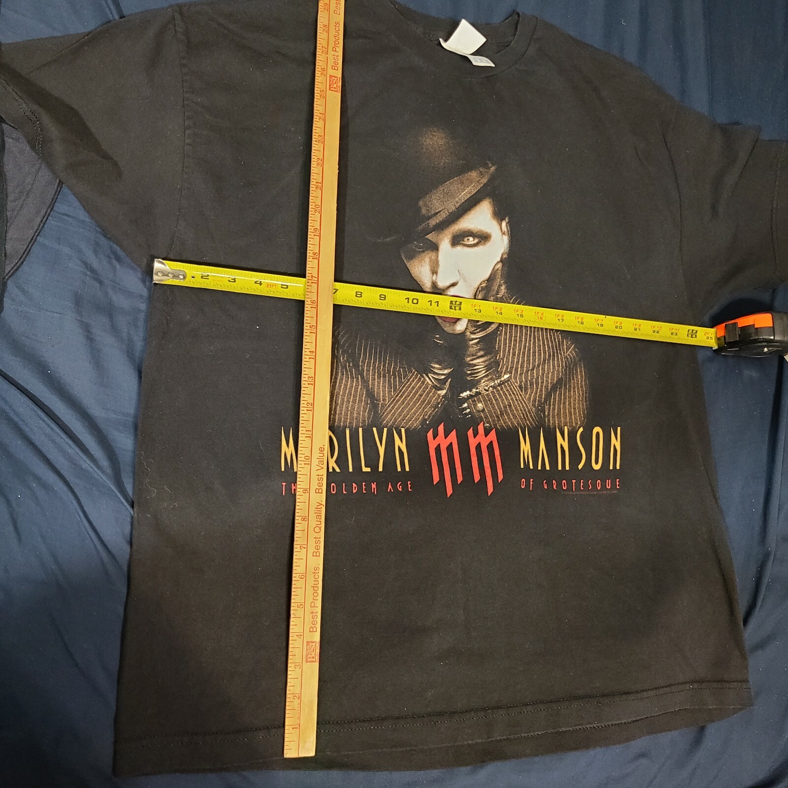 VTG Marilyn Manson The Golden Age of Grotesque Burlesque T-Shirt sz 2XL XXL Tour gallery