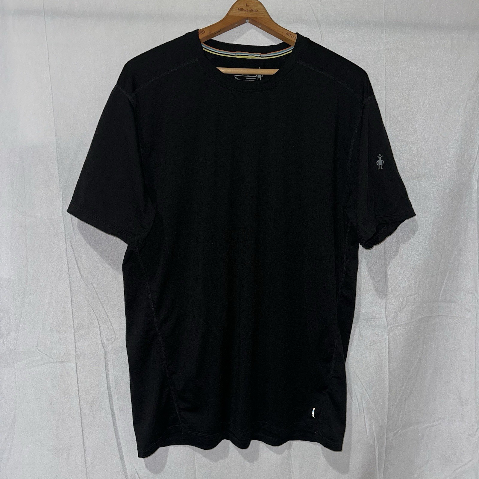 Smartwool Merino 150 Base Layer T Shirt Men’s XL Black Merino Wool Blend gallery