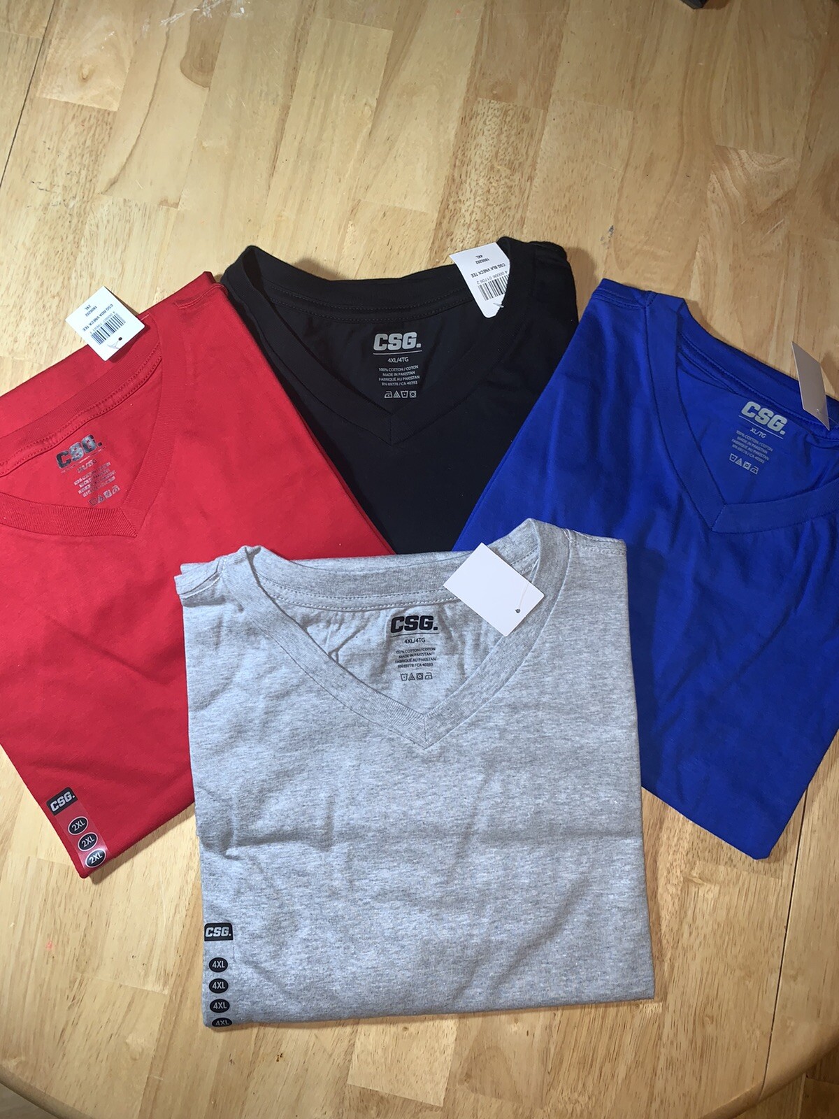 Men's CSG VNECK Short Sleeve T-shirt Choose Your Color and Size BNWT's gallery