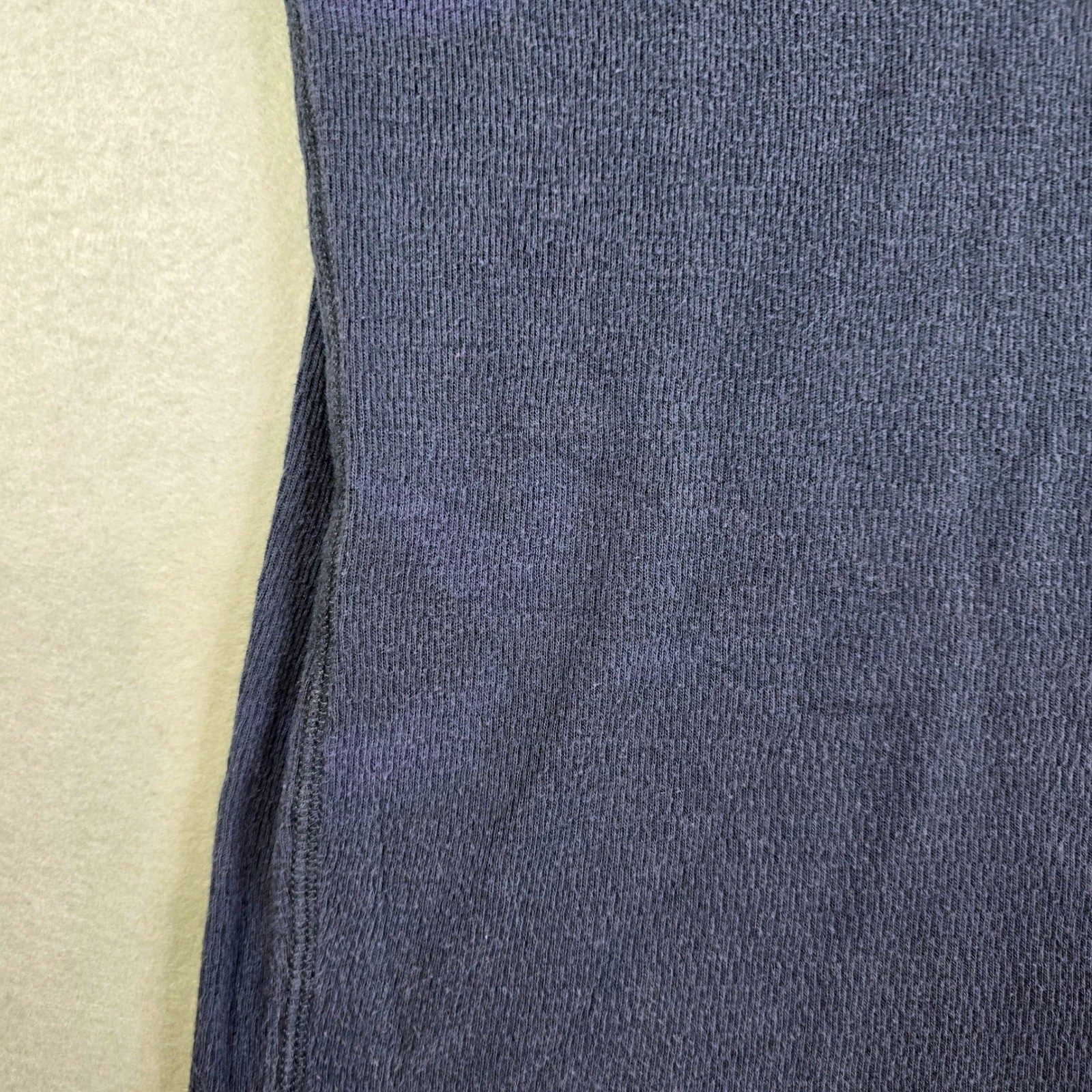 American Eagle Thermal Shirt Mens XL Blue Long Sleeve Waffle Knit Eagle Logo Y2K gallery