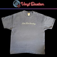 Last Man Standing Hardcore Band Blue Vintage Shirt Size XL Botch Kiss It Goodbye