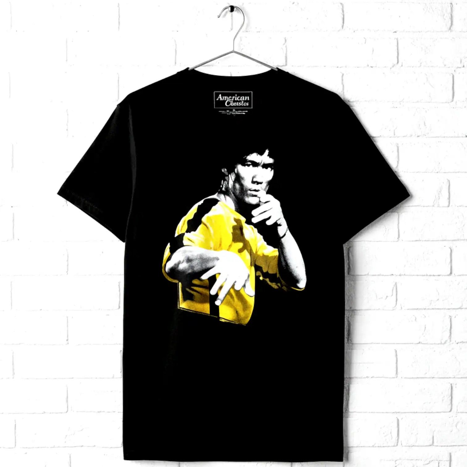 Bruce Lee Bright Yellow Jumpsuit Men's T Shirt gallery