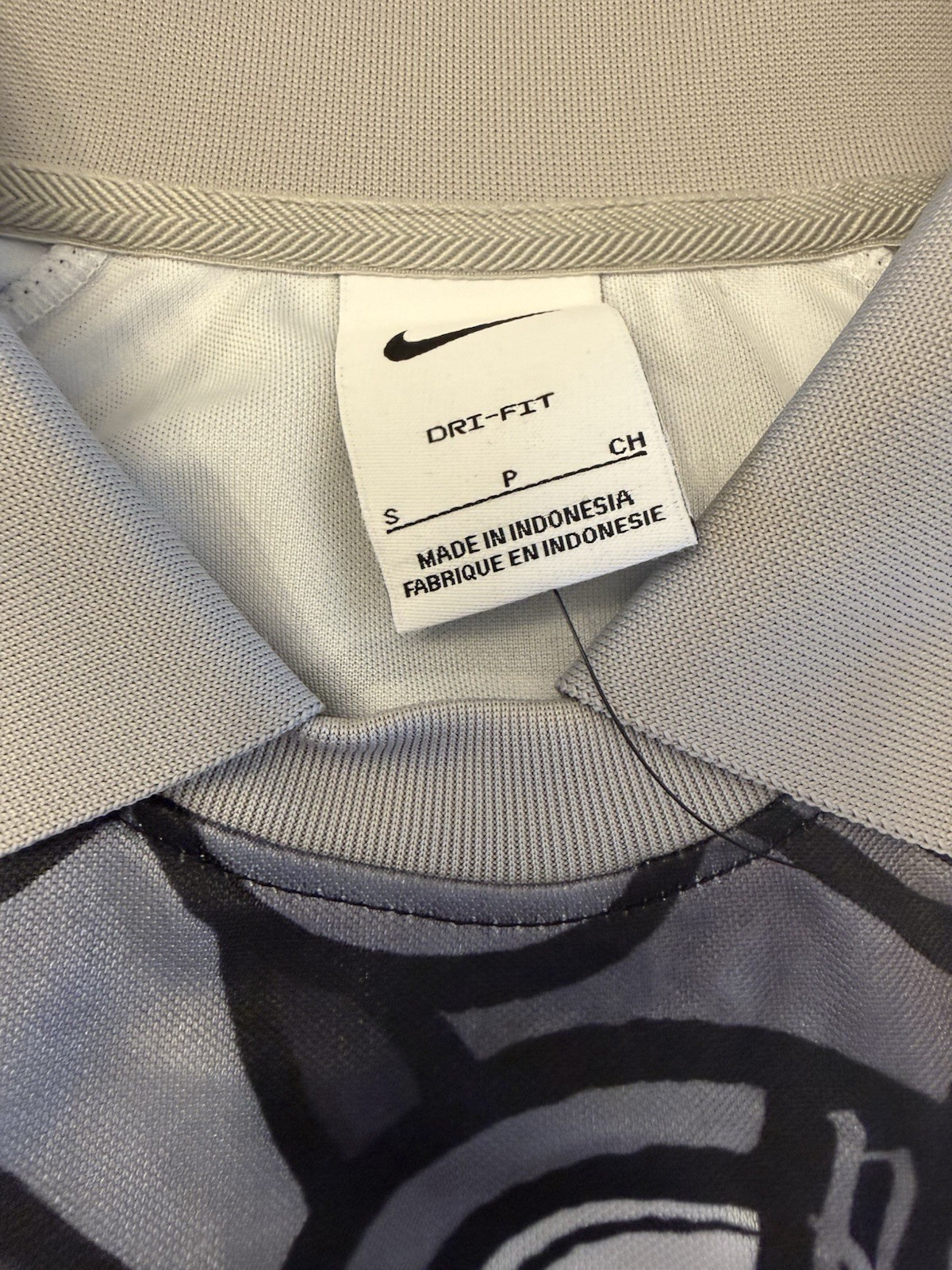 Palace x England Nike Jersey - Pewter Grey Black White - Size Small IN-HAND gallery
