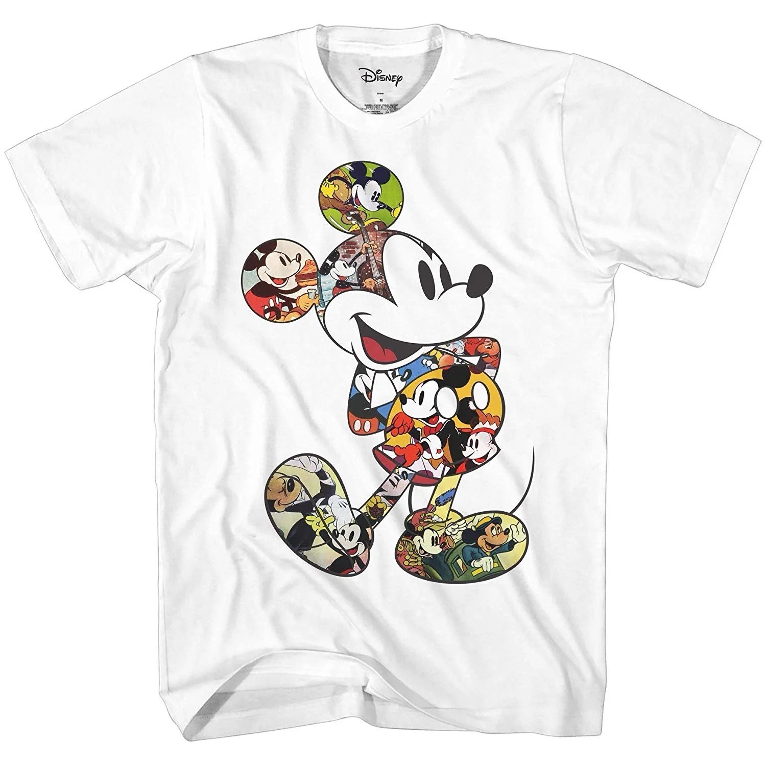 Disney Mickey Mouse Generations T-Shirt Mens Size XXXL White Graphic Artist gallery