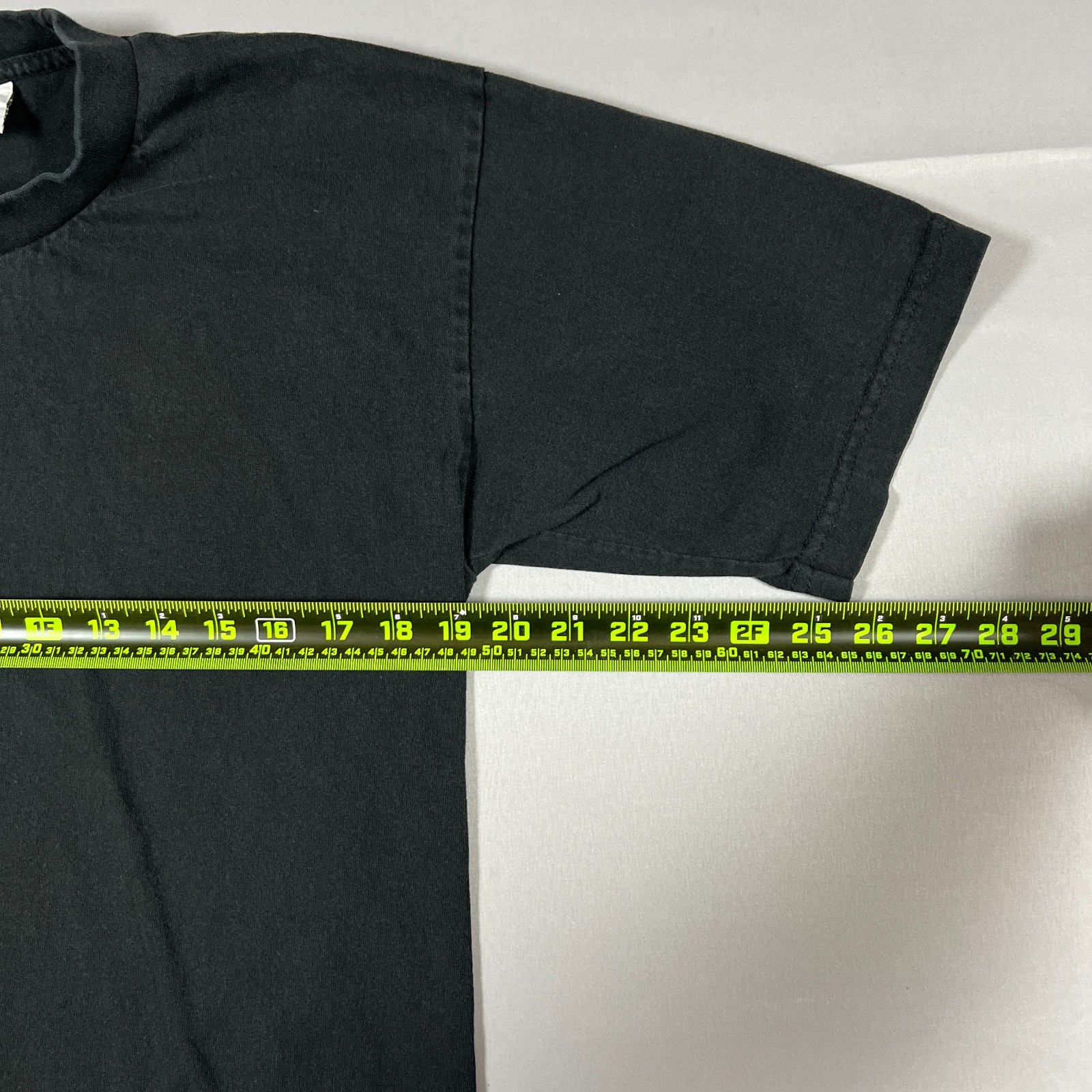 Set Of 3 Pro 5 Super Heavy T Shirt Mens L Black Faded Cotton Snug Fitting Neck gallery