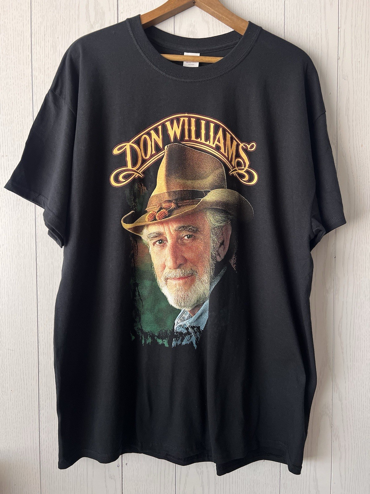DON WILLIAMS The Gentle Giant Double Sided XL Crewneck T-Shirt Country Music gallery