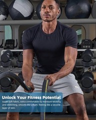 Mens Compression Shaping Undershirt Tummy Control Slimming Body Shaper Tank Top