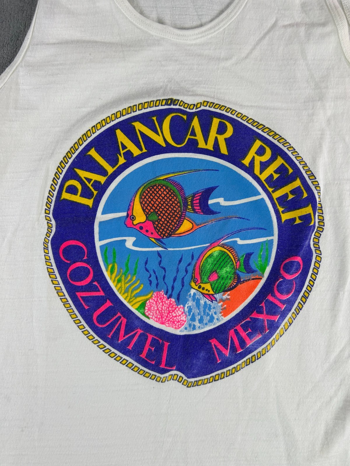 Vintage Palancar Reef Cozumel Mexico Tank Top XXL Original T-Shirt gallery