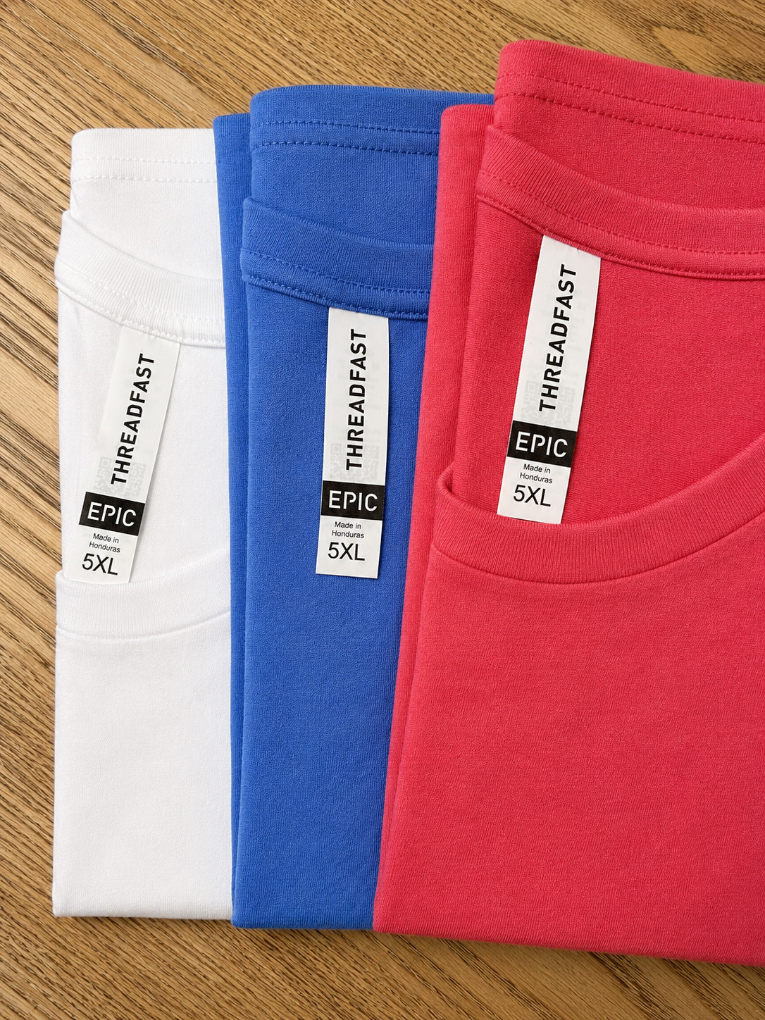 Threadfast Red, White & Blue TShirts 3 Pack – Size 2X 3X 4X 5X Patriotic Bundle gallery
