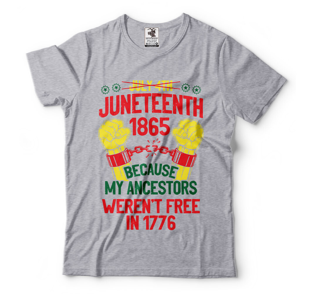 Black Freedom Juneteenth T-shirt 1865 Celebration Tee shirt 4th of July fourth T gallery