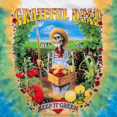 [Limited Edition] Vintage Grateful Dead Let It Grow Tie-Dye T-Shirt Liquid Blue