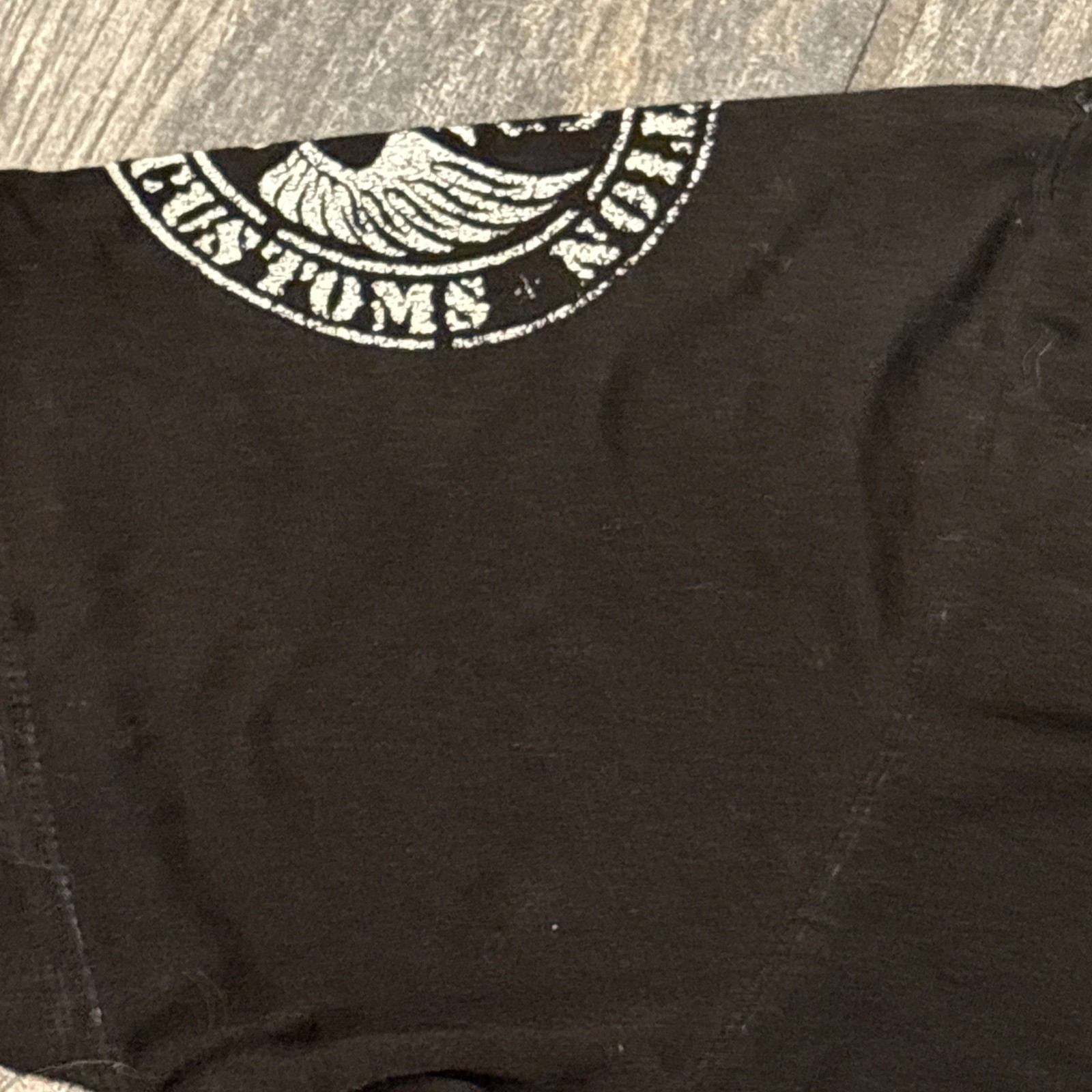 Y2K Affliction Tee Skull L Black Live Fast Death Rider Motor Club Sheer Shamrock gallery