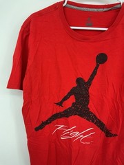 Nike Jordan Jumpman Logo FLIGHT Graphic T-Shirt Red Size L