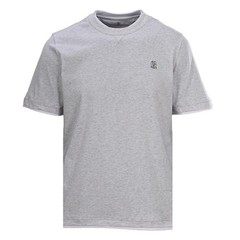 BRUNELLO CUCINELLI Embroidered Layered Short-Sleeve T-Shirt, Size M
