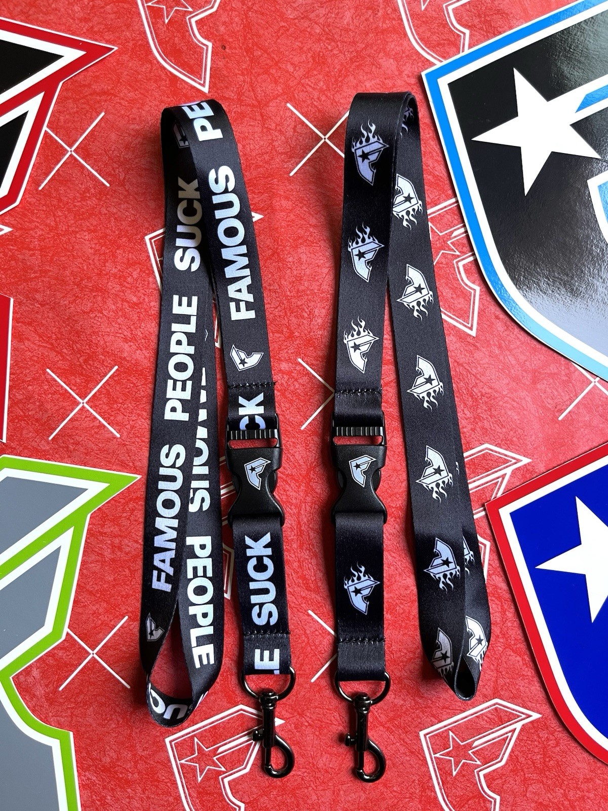 Famous Stars And Straps Large Sticker And Lanyard Set Travis Barker Blink 182 gallery