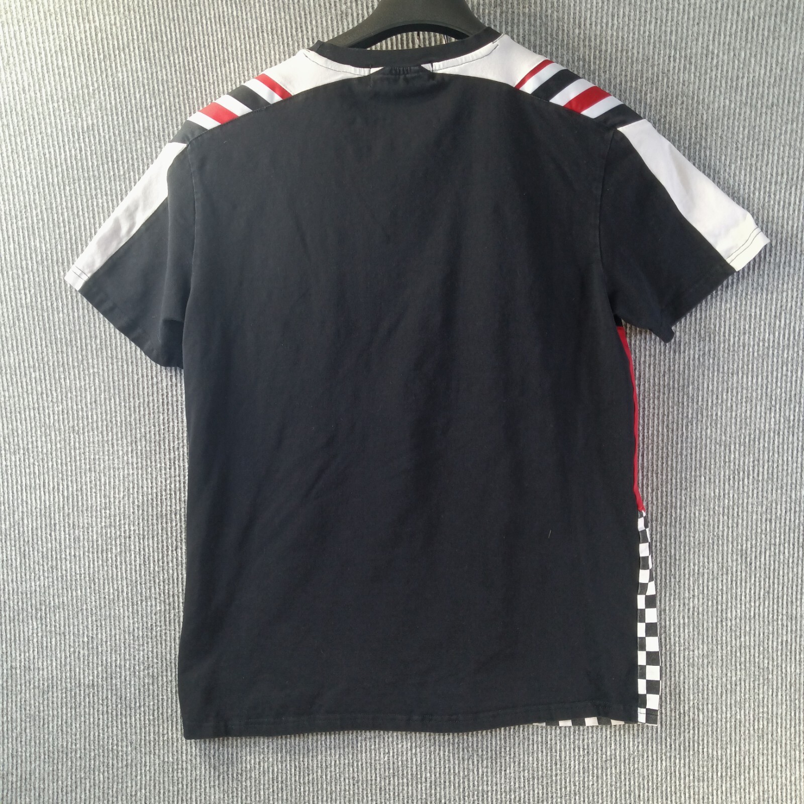 Eternity BC AD Shirt Mens L Black Red White Color Block Japan Katakana Motor 1 gallery