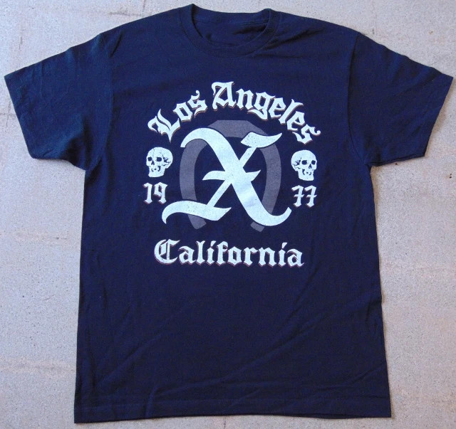 Retro X Band Los Angeles California Heavy Cotton Black S-5XL T Shirt EN820 gallery