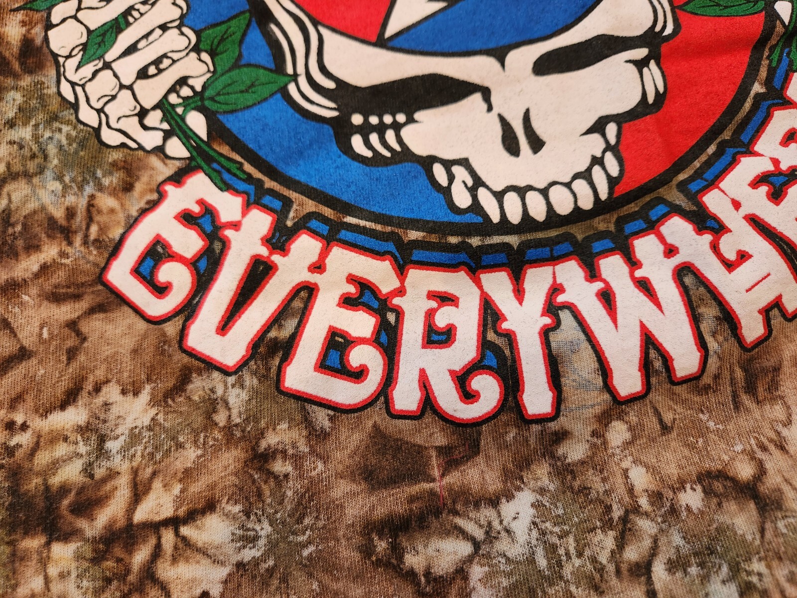 Grateful Dead We Are Everywhere Shirt M Tie Dye Double Sided Used Jerry Garcia gallery