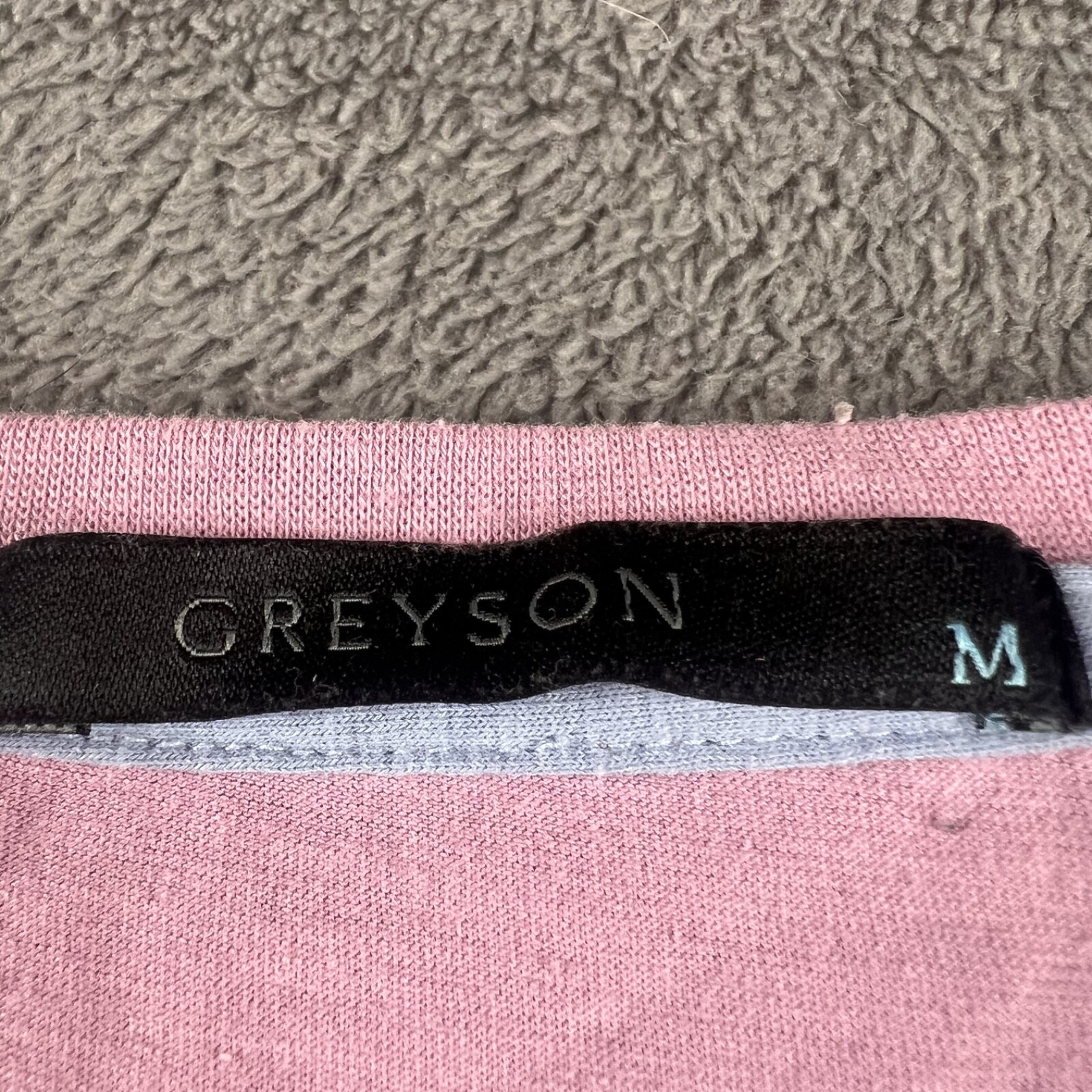 Greyson T Shirt Mens Medium Purple Performance Pima Cotton Nylon Blend Stretch gallery