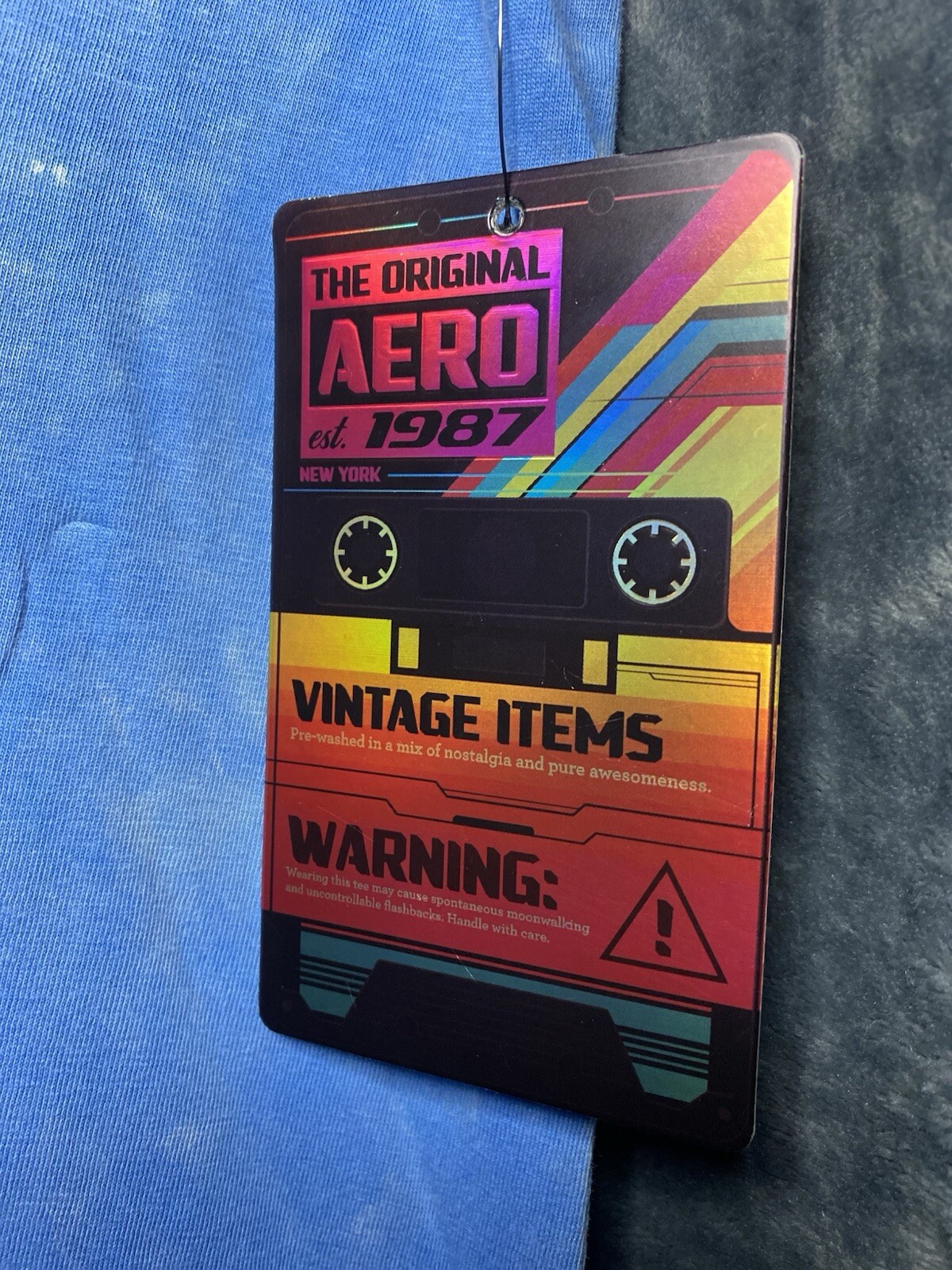 New, Aeropostale, Multicolor Dye Short Sleeve Vintage Shirt, Medium For Men. gallery